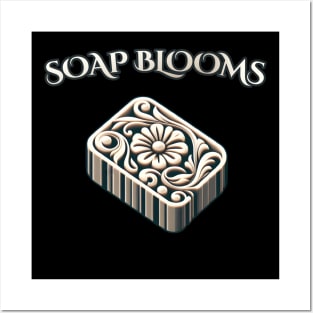 Soap Blooms, Flowers Soap Carving Posters and Art